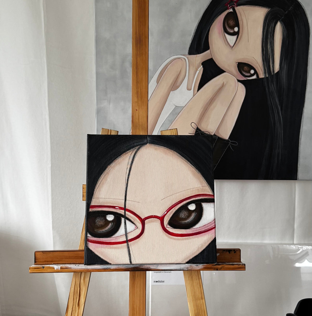 QUICK GLANCE - Original Painting 30x30cm